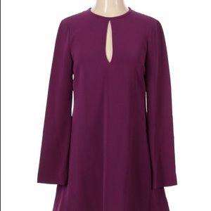 Elizabeth and James Purple Long Sleeved Dress - 4